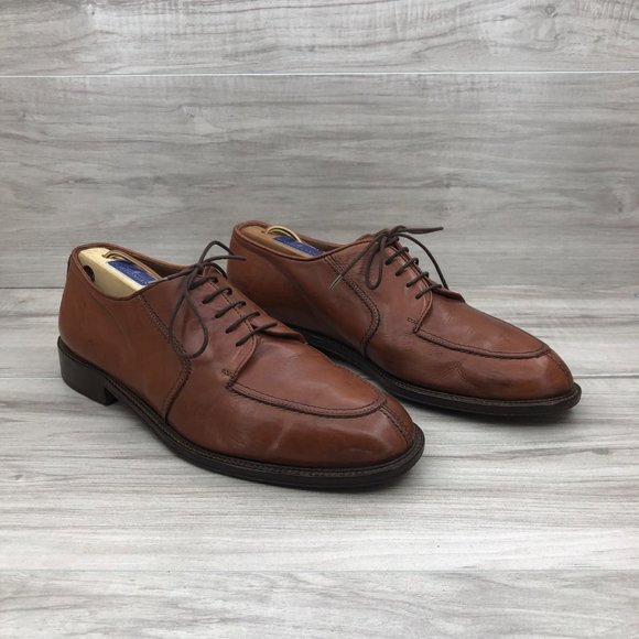 Vito Rufolo Shoes Mens 8.5M Brown Leather Lace Up Derby Oxfords main image 7